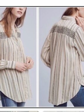 NWT Anthropologie Floreal Top